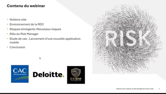 Webinaire 1 club congolais riskmanagement
